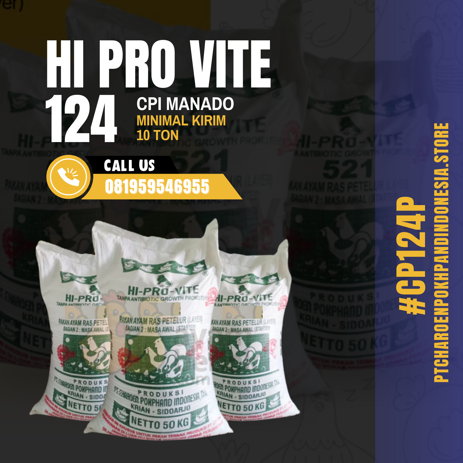 CP124P PAKAN AYAM PETELUR